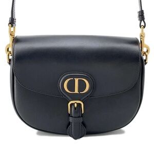 Dior Black Crossbody Bag with Gold Accents